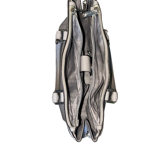 Michael Kors Beige Gray Tote Bag with many pockets - Picture 15 of 16